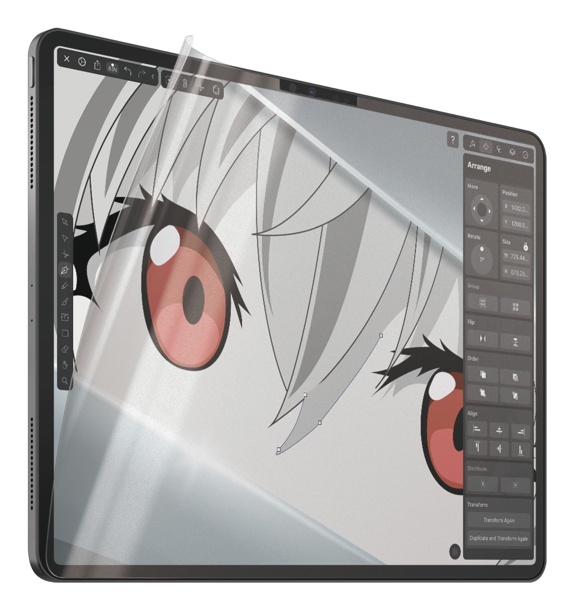 PanzerGlass Skærmbeskytter Apple 13-inch iPad Air (M2) ¦ Apple 13-inch iPad Pro (M4)