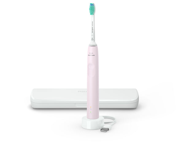 Philips Sonicare 3100 series HX3673 Tandbørste Pink Hvid