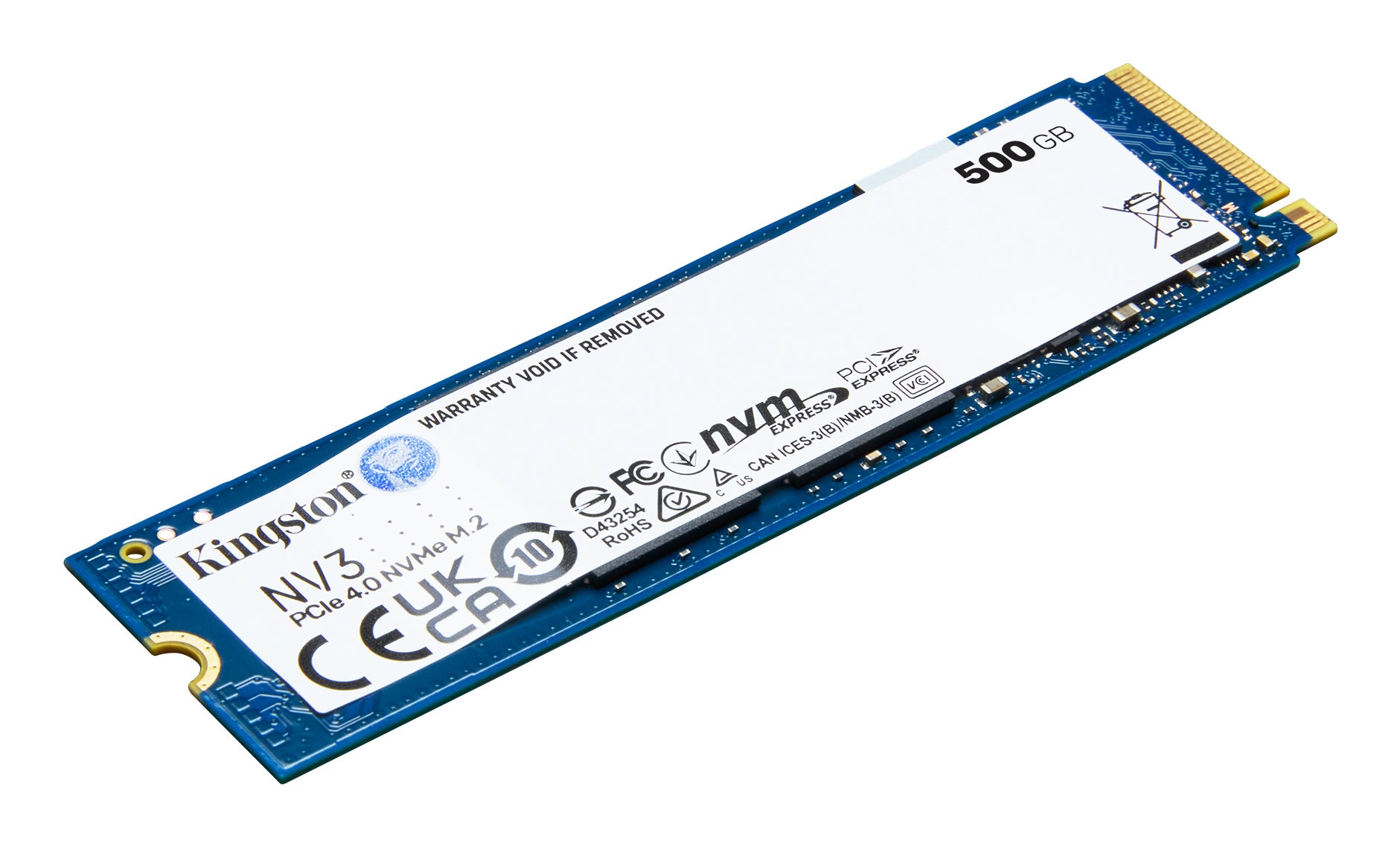 Kingston SSD NV3 500GB M.2 PCI Express 4.0 x4 (NVMe)