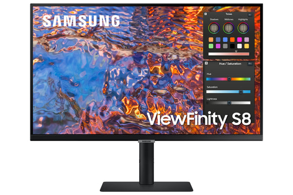 Samsung ViewFinity S8 S32B800PXP 32 3840 x 2160 (4K) HDMI DisplayPort USB-C 60Hz Dockingskærm
