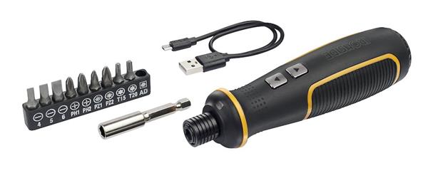 Ironside bitsskruetrækker 3,6V 2000mAh m/9 bits