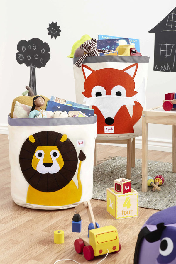 Opbevaringsbeholder Rund – Løve – 3 Sprouts