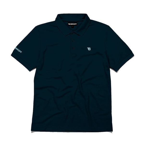 BOBROFF POLO-NAVY-3XL