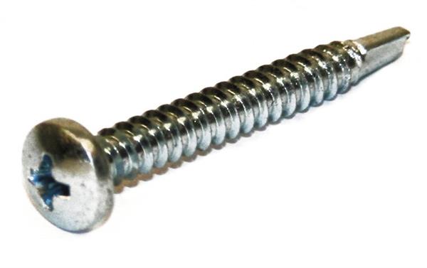 DIN 7504N boreskrue Philips panhoved elgalvaniseret FZB, 16mm - 500stk