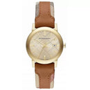 Burberry dameur The City Haymarket 34mm brun Bu9133