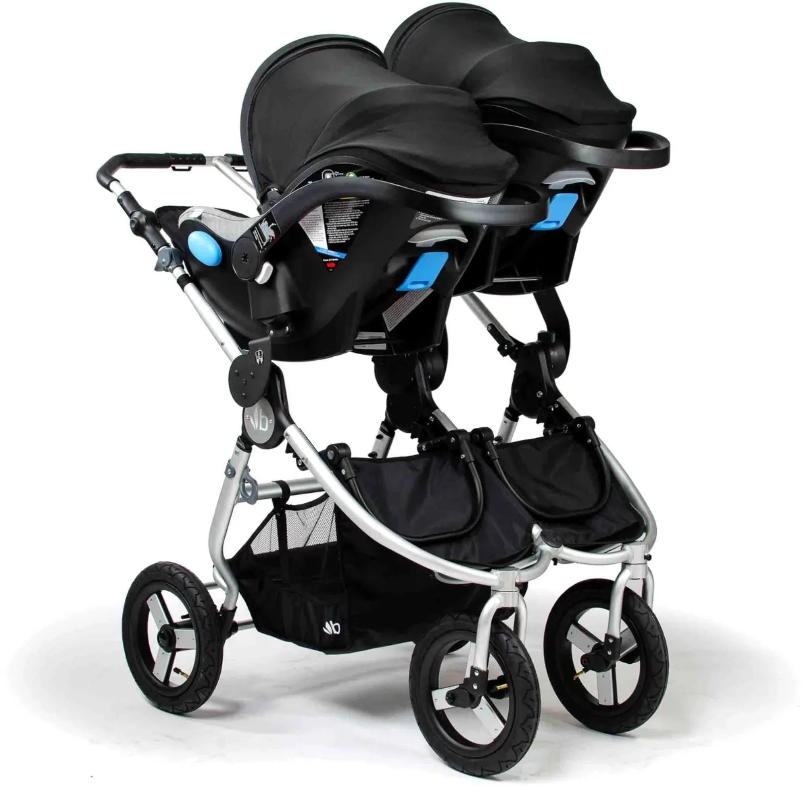 Indie Twin Car Seat Adapters For Maxi Cosi – Cybex, Nuna & Clek (SET) – Bumbleride