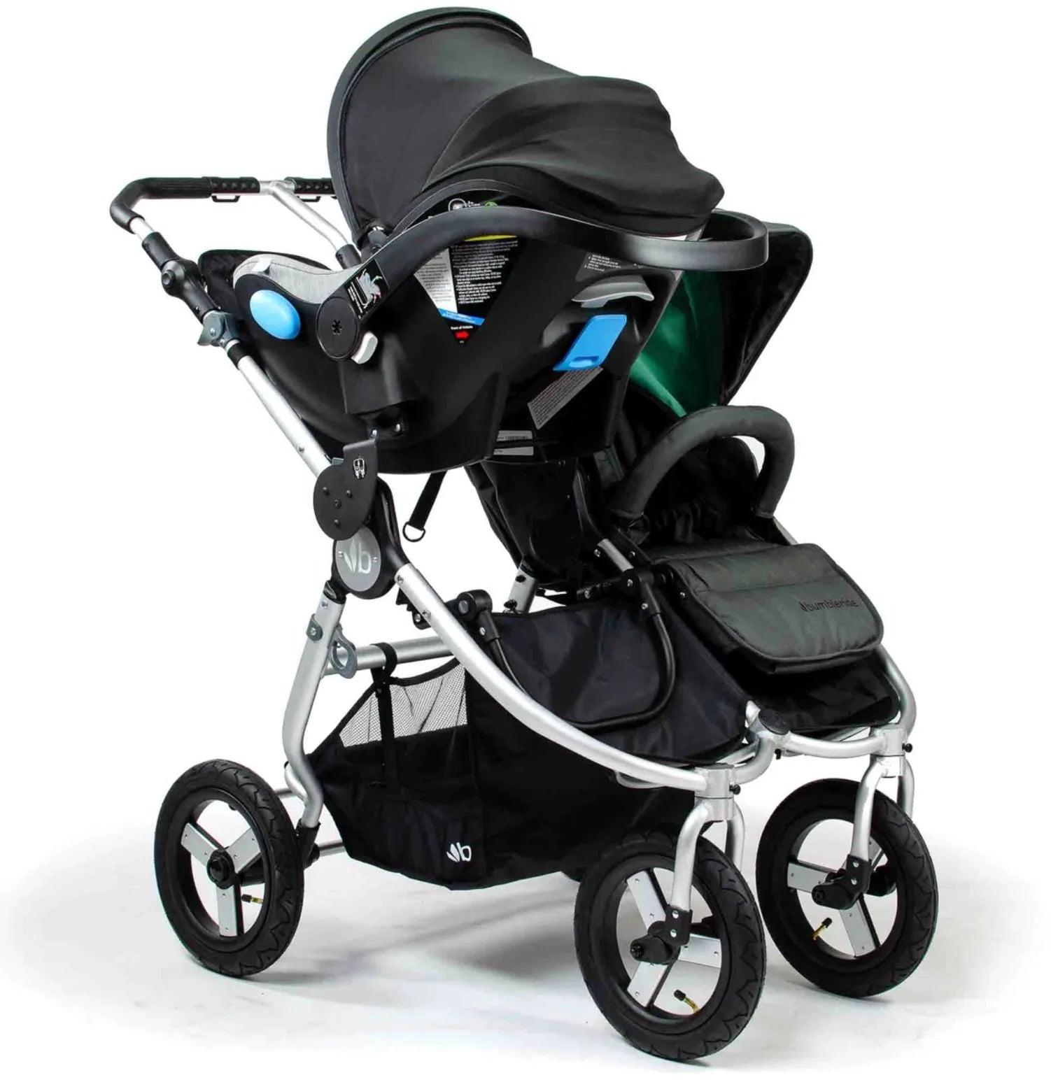 Indie Twin Car Seat Adapters For Maxi Cosi – Cybex, Nuna & Clek (SINGLE) – Bumbleride