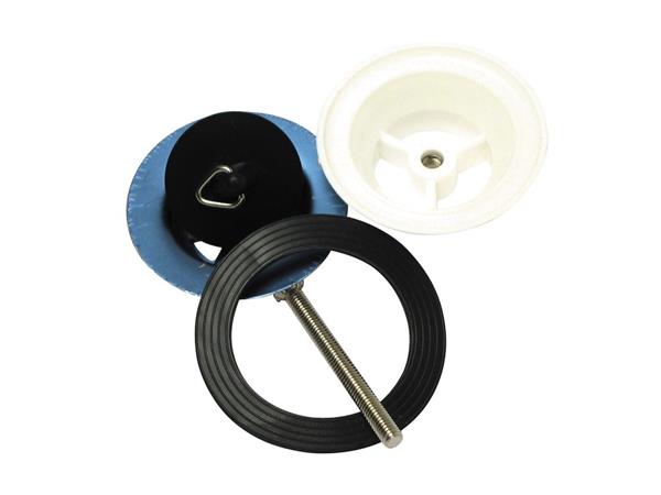 Bundventil med prop til kar