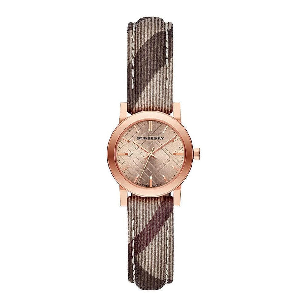 Burberry dameur The City roseguld Bu9236