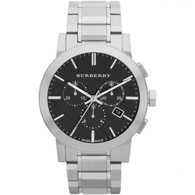Burberry herreur Chronograph The City sort Bu9351