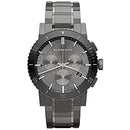 Burberry herreur Chronograph The City Gunmetal grå Bu9381