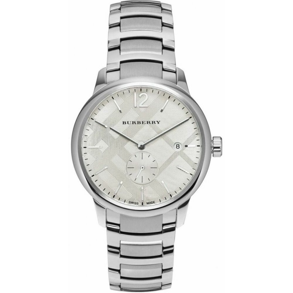 Burberry herreur The Classic sølv Bu10004