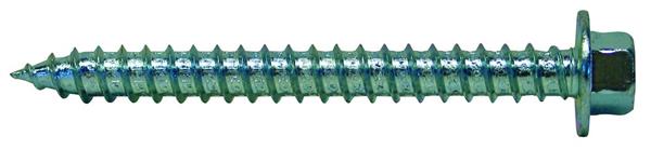 Expandet montageskruer Elforzinket - 100stk