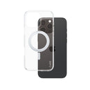 PanzerGlass CARE by Feature Case Transparent w. Silver Kickstand & MagSafe iPhone 16 Pro Max Beskyttelsescover Transparent