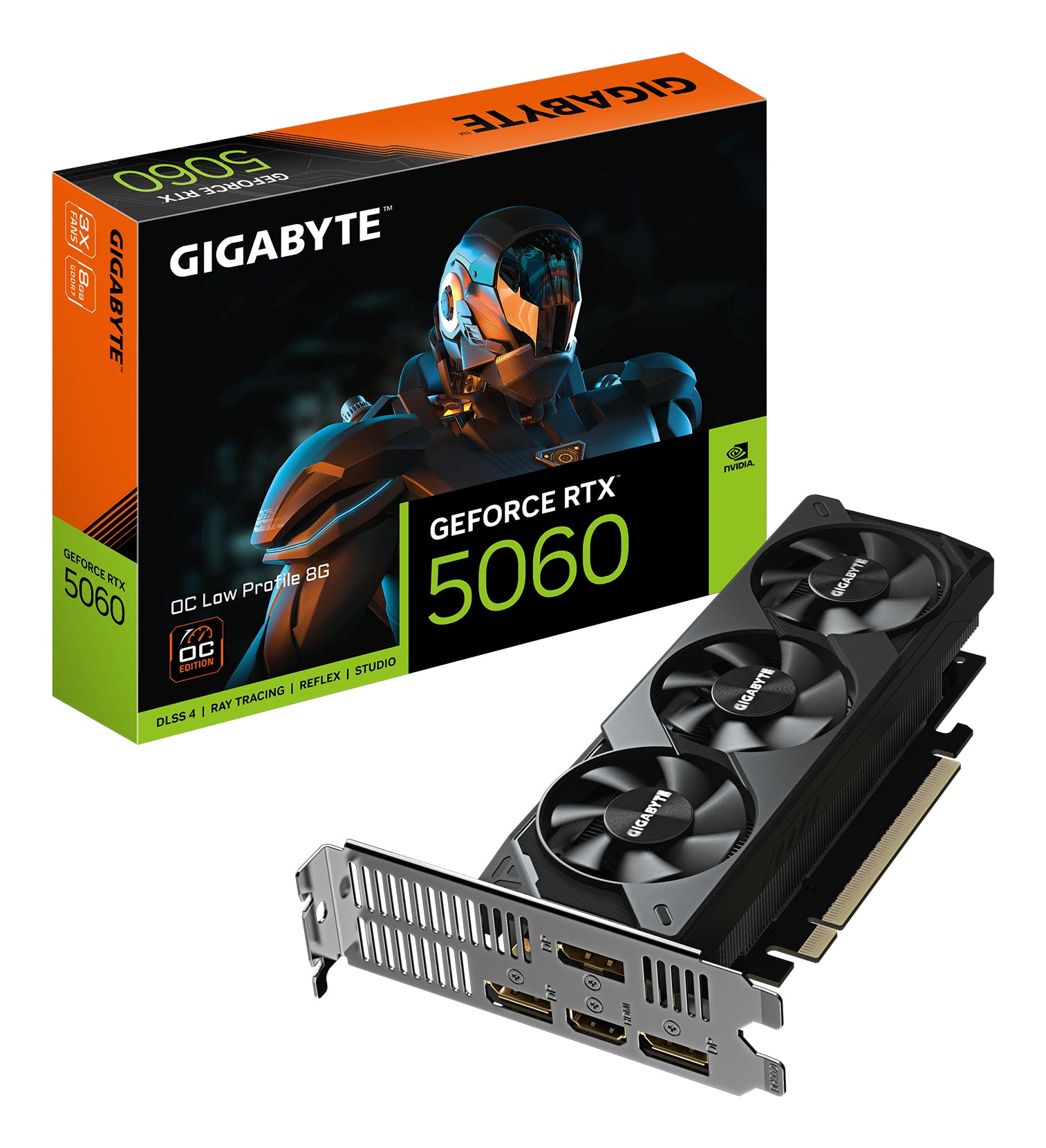 GIGABYTE GeForce RTX 5060 OC Low Profile 8G 8GB