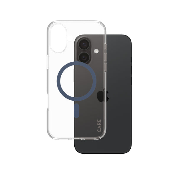CARE by PanzerGlass Urban Combat Beskyttelsescover Blå Gennemsigtig Koronet blå Apple iPhone 16 Plus