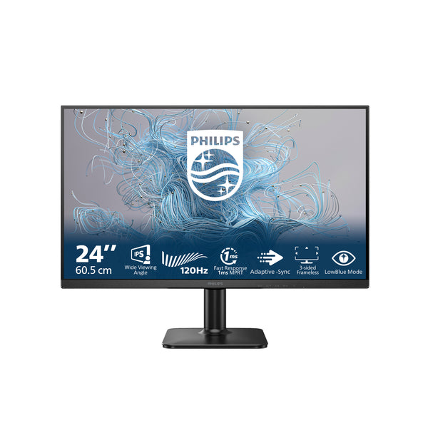 Philips 1000 series 24E2N1110/00 computerskærm 60,5 cm (23.8) 1920 x 1080 pixel Fuld HD LCD Sort