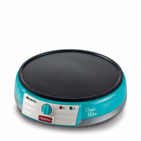 Ariete 0202/01 pandekage- og crepes-maskine 1 pandekage(r) 1000 W Blå, Sølv, Hvid