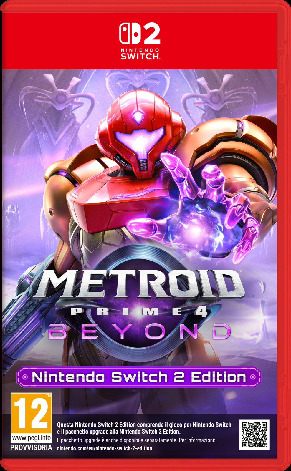 Nintendo Metroid Prime 4 Beyond – Switch 2 Edition Nintendo Switch 2 Edition Forenklet kinesisk, Traditionelt kinesisk, Tysk, Hollandsk, Engelsk, Spansk, Fransk, Italiensk, Japansk, Koreansk, Portugisisk Nintendo Switch 2