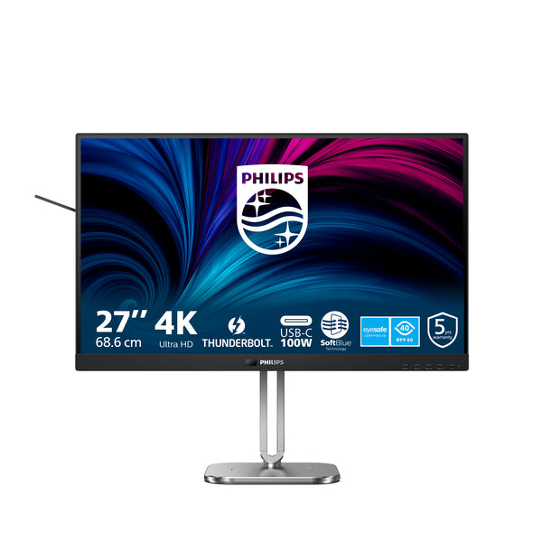 Philips 27B2U6903 27 IPS 3840 x 2160 (4K) Thunderbolt 4 HDMI DisplayPort 60Hz