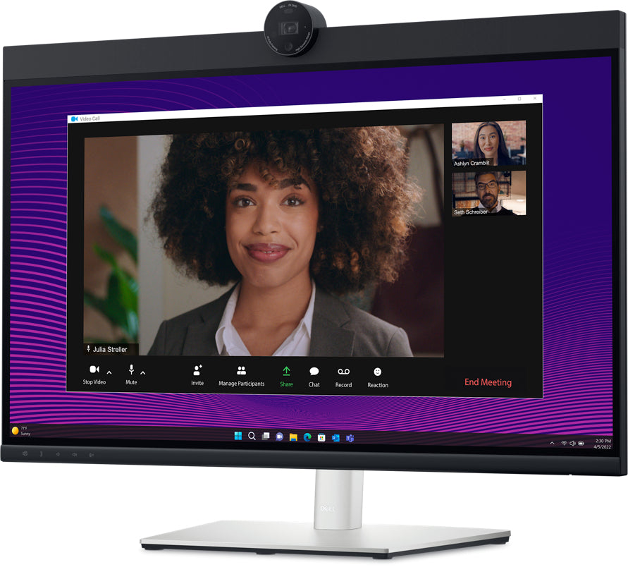 Dell 27 Video Conferencing Monitor P2724DEB 27 IPS 2560 x 1440 (2K) HDMI DisplayPort USB-C 60Hz