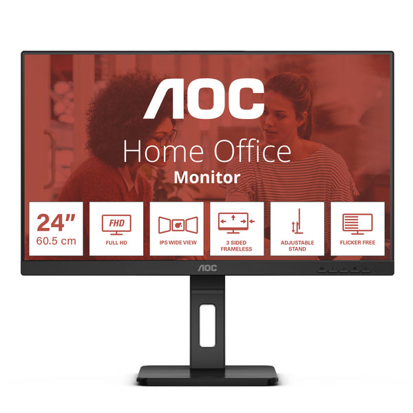 AOC 24E3QAF 24 IPS 1920 x 1080 (Full HD) VGA (HD-15) HDMI DisplayPort 75Hz