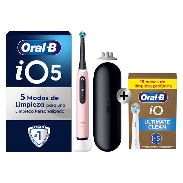 Oral-B iO Series 5s Tandbørste Sort Pink