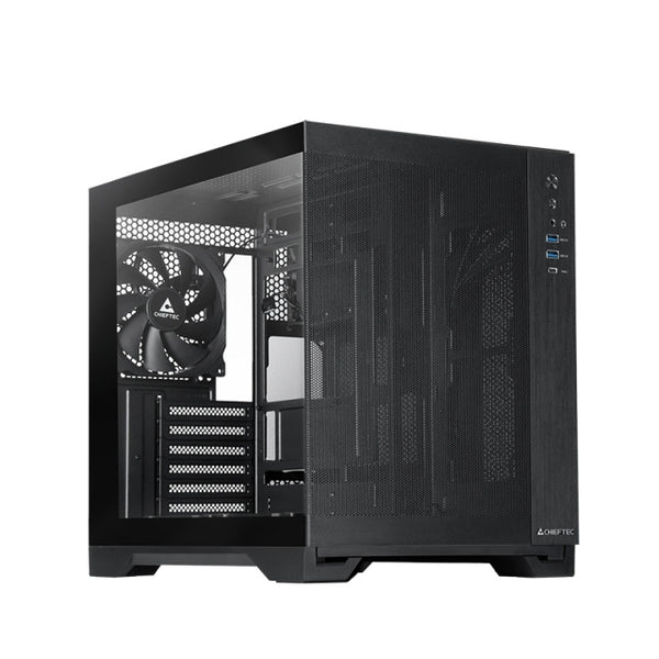 Chieftec Visio Air Tower ATX Sort