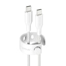 empower by PanzerGlass Racing USB-C to USB-C 2m hvid