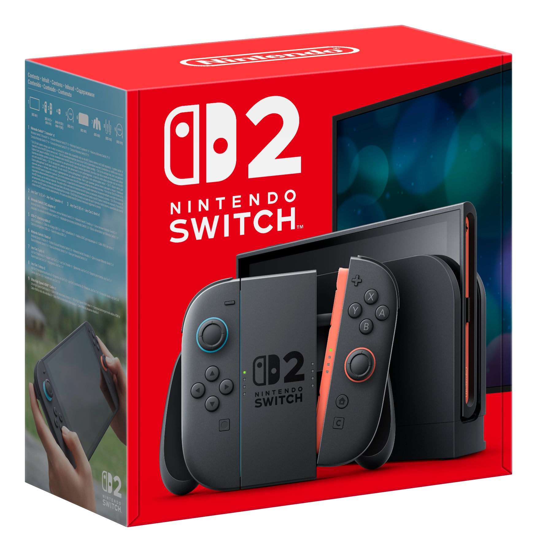 Nintendo Switch 2 bærbar spilkonsol 20,1 cm (7.9) 256 GB Berøringsskærm Wi-Fi Sort
