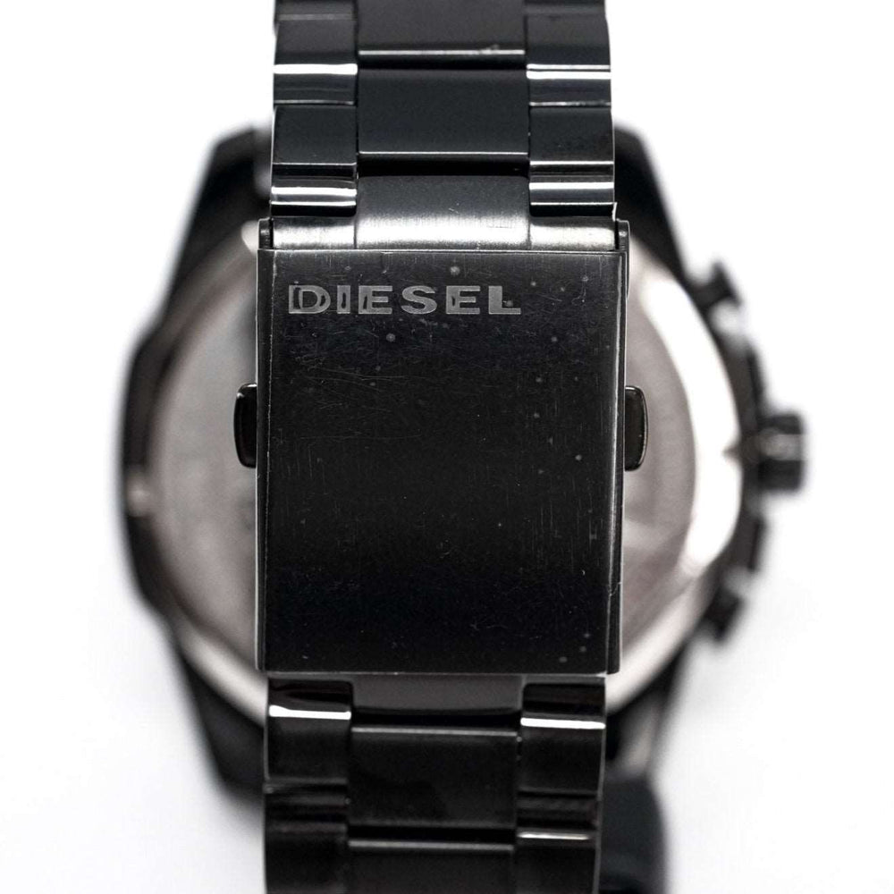Diesel Dz4283 Men S Chronograph Mega Chief ur med sort PVD-belægning