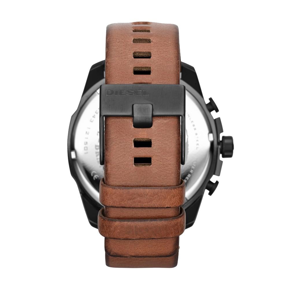Diesel Dz4343 Men S Mega Chief brun Chronograph ur