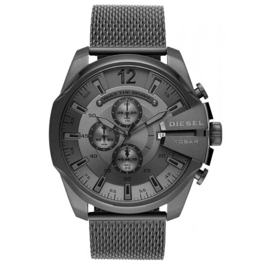 Diesel Dz4527 Men S Chronograph Mega Chief Gunmetal meshlænke ur