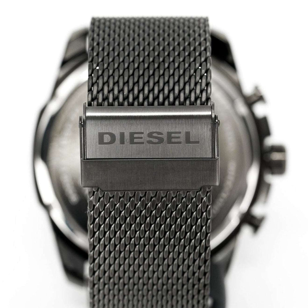 Diesel Dz4527 Men S Chronograph Mega Chief Gunmetal meshlænke ur