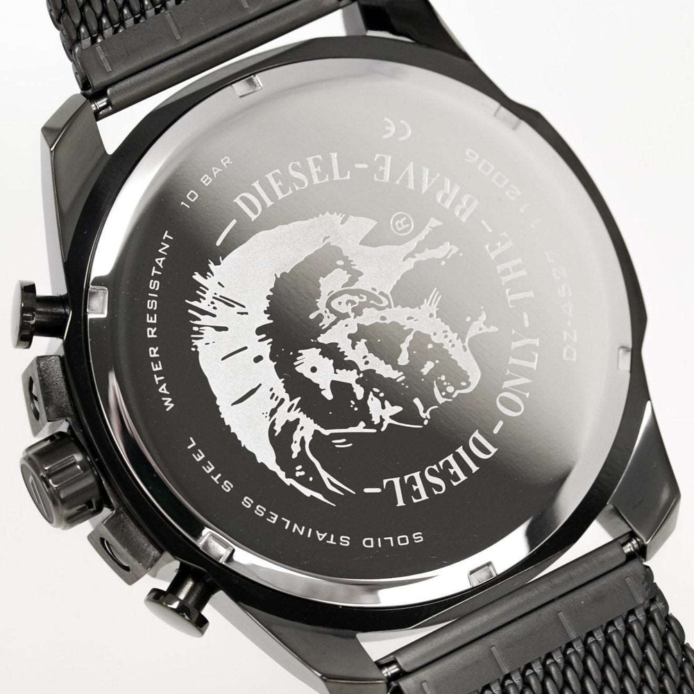 Diesel Dz4527 Men S Chronograph Mega Chief Gunmetal meshlænke ur