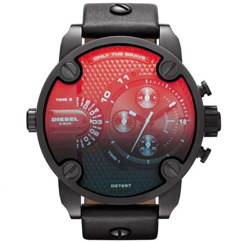 Diesel Dz7257 Men S Chronograph Little Daddy blå sort ur