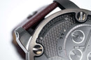 Diesel Dz7258 Men S Chronograph Little Daddy Gun Metal brunt ur