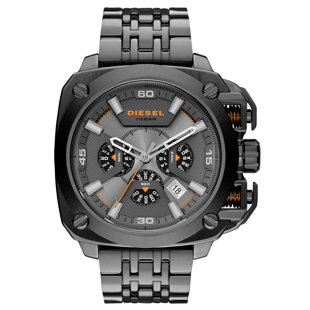 Diesel Dz7344 Men S Bamf grå Chronograph ur