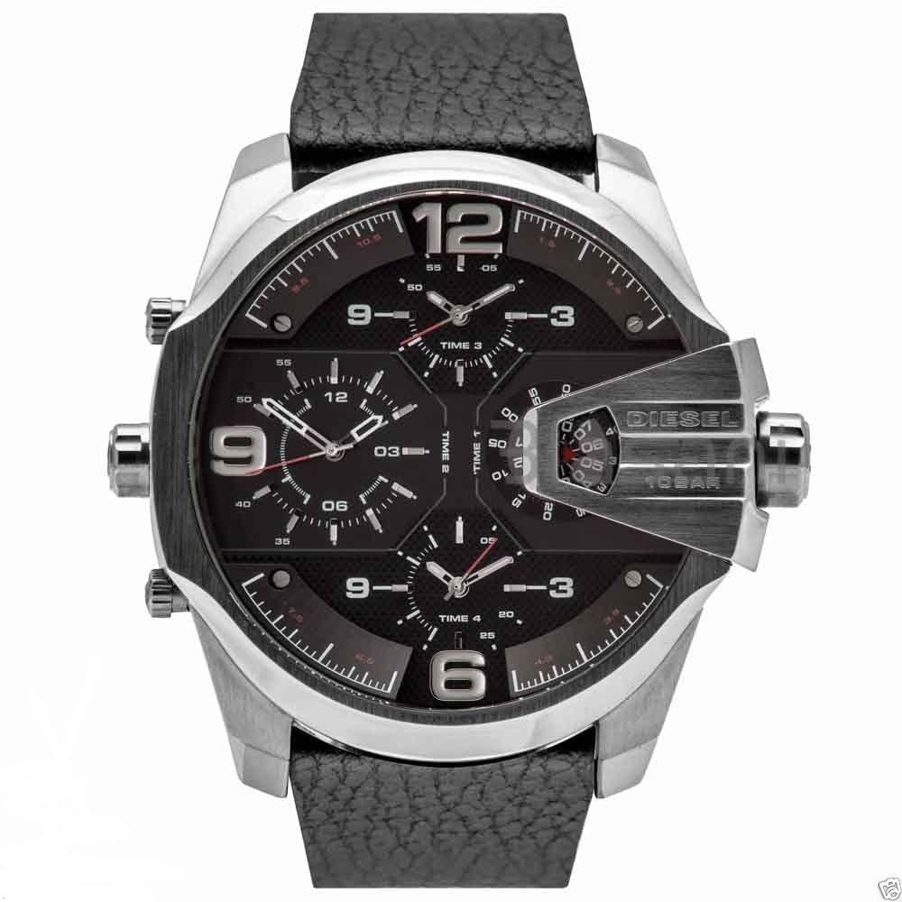 Diesel Dz7376 Men S sort Uber Chief Chronograph ur