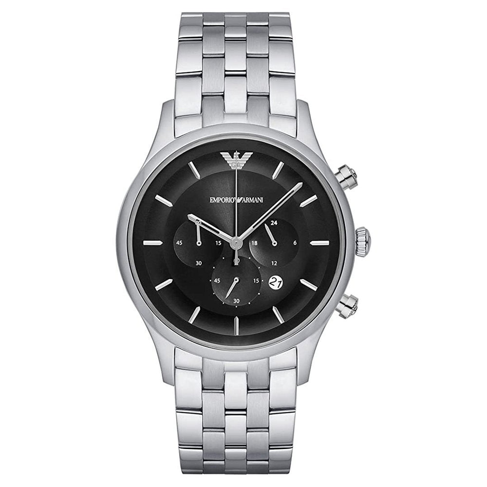 Emporio Armani Ar11017 Men S sort Chronograph ur