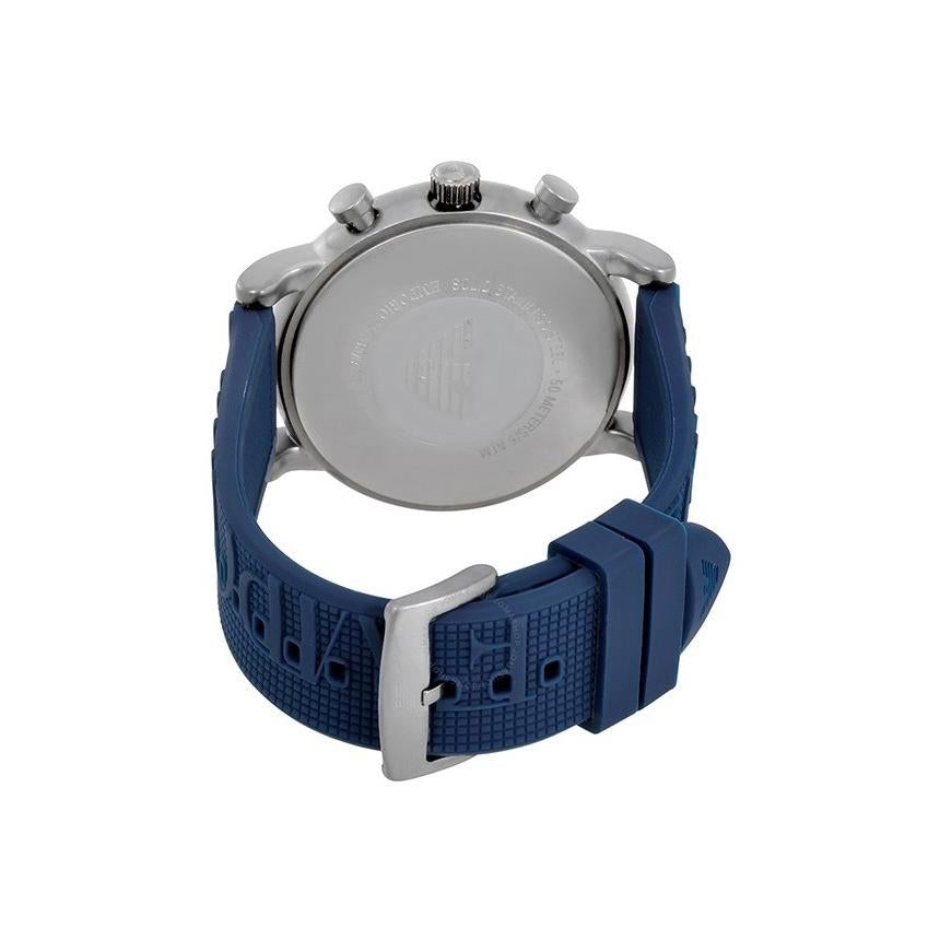 Emporio Armani Ar11023 Men S Luigi blå Chronograph ur