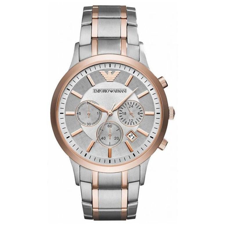 Emporio Armani Ar11077 Men S roseguld Chronograph ur