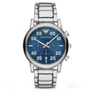 Emporio Armani Ar11132 Men S Luigi sølv Chronograph ur