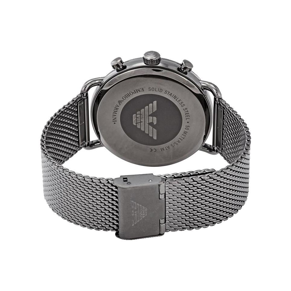 Emporio Armani Ar11141 Men S Gunmetal Chronograph ur