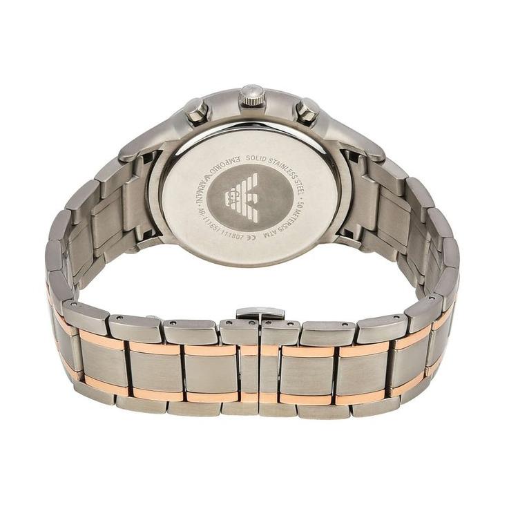 Emporio Armani Ar11165 Men S Renato tofarvet Chronograph ur