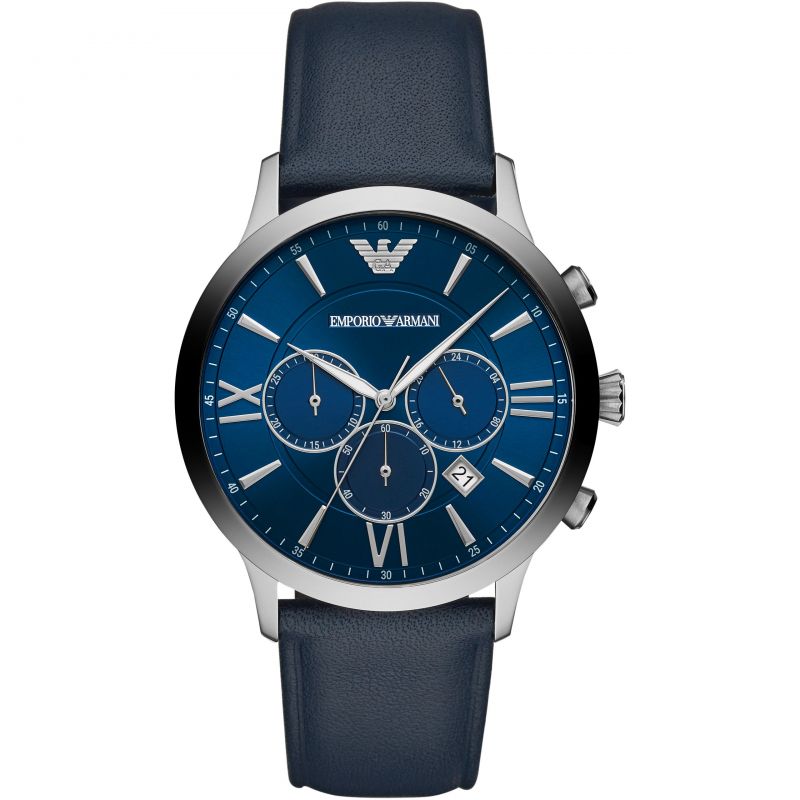 Emporio Armani Ar11226 Men S Chronograph Giovanni blåt ur