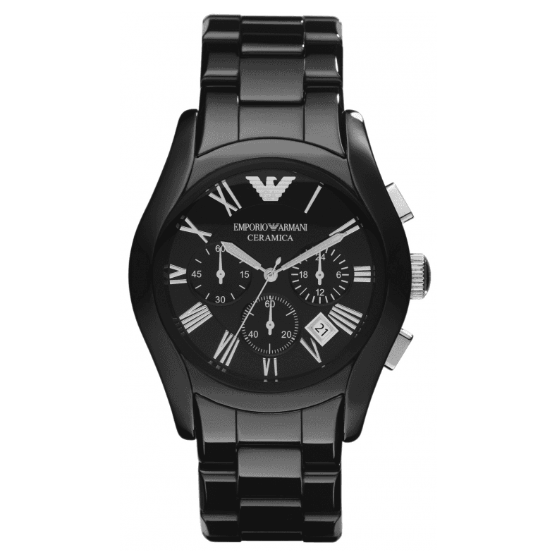 Emporio Armani Ar1400 Men S sort Chronograph ur