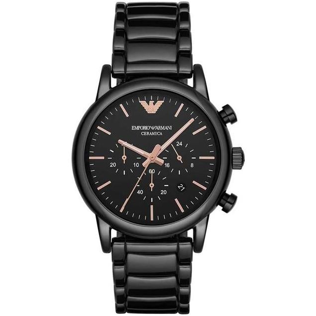 Emporio Armani Ar1509 Men S roseguld Chronograph ur