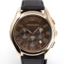 Emporio Armani Ar1701 Men S Chronograph ur med roseguld PVD-belægning