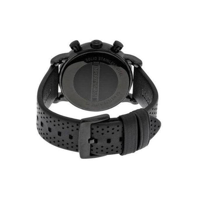 Emporio Armani Ar1737 Men S sort Chronograph ur